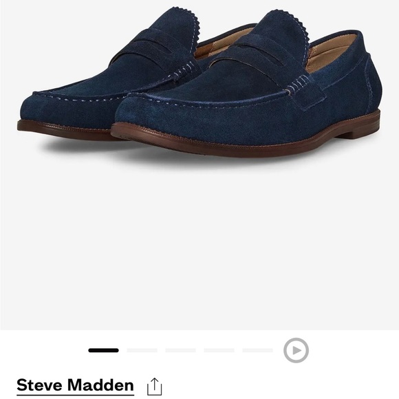 Steve Madden Ramsee, Camoscio blu., 42 EU